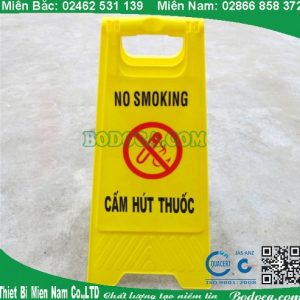 Biển cảnh báo chữ a cấm hút thuốc